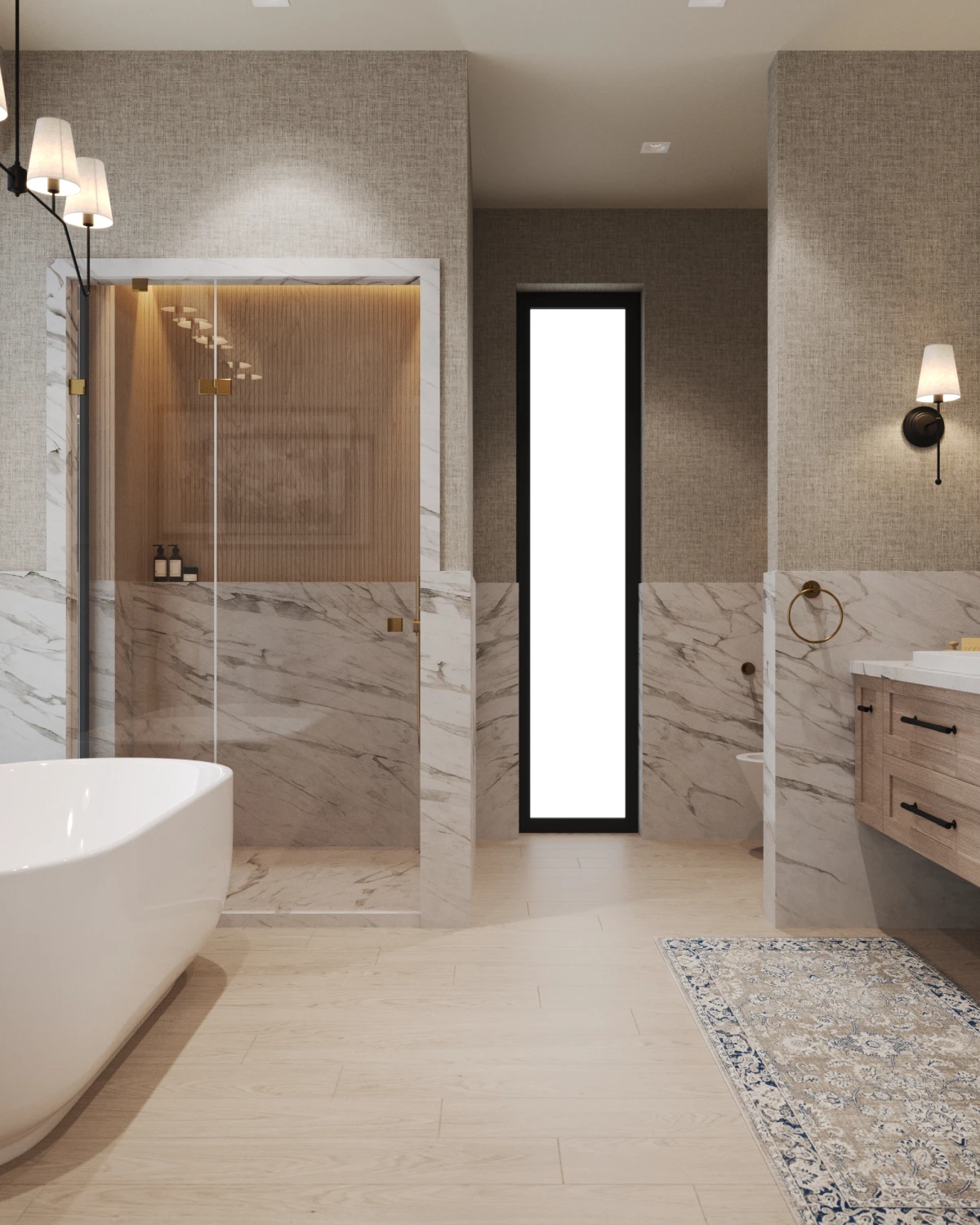 Master bathroom