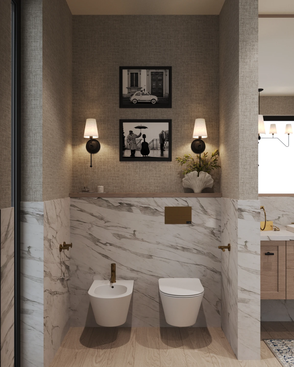 Master bathroom
