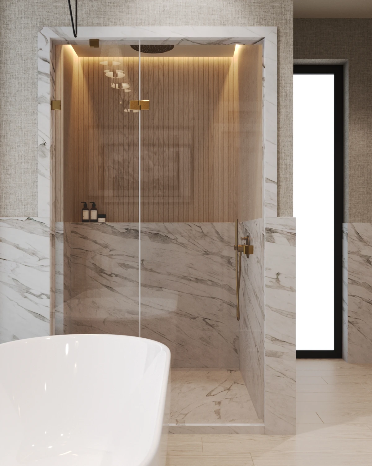Master bathroom