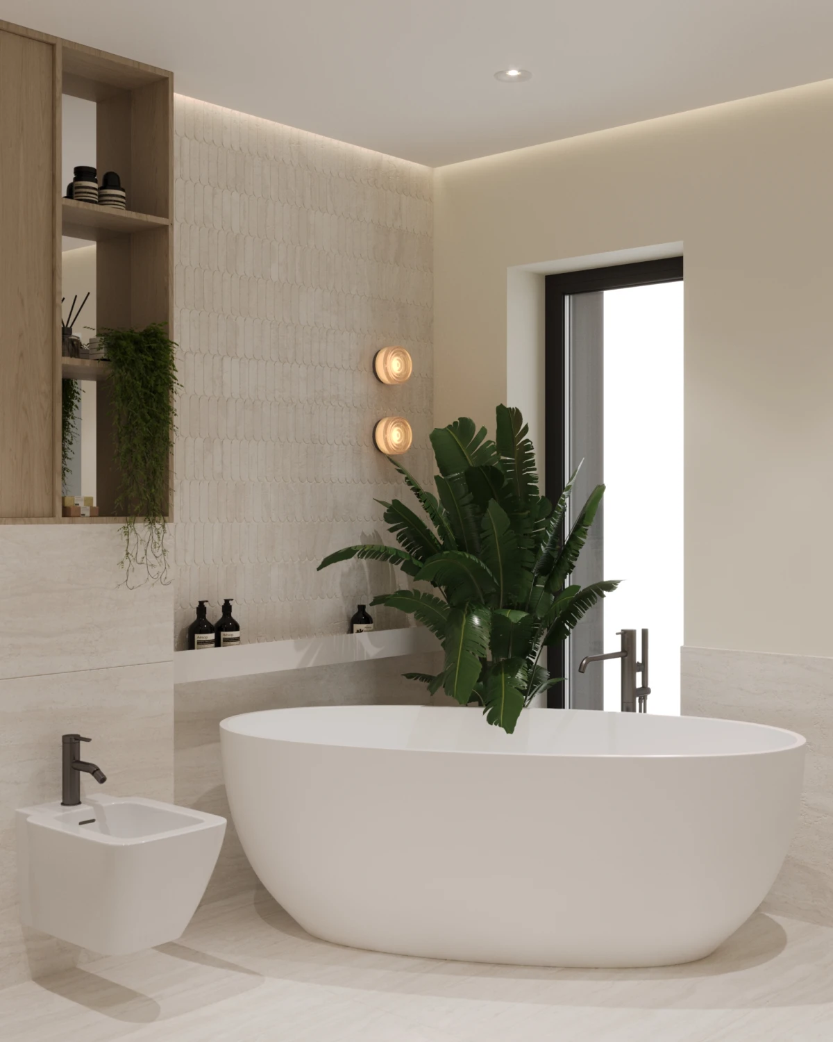 Master bathroom