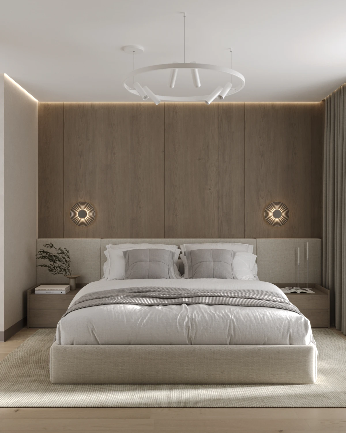 Master bedroom + dressing room