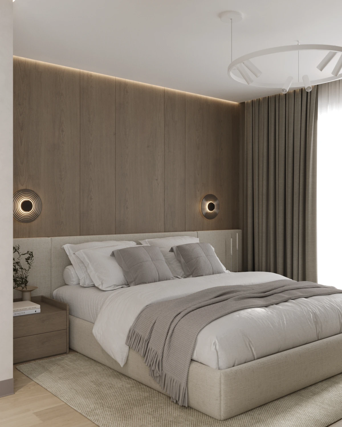 Master bedroom + dressing room
